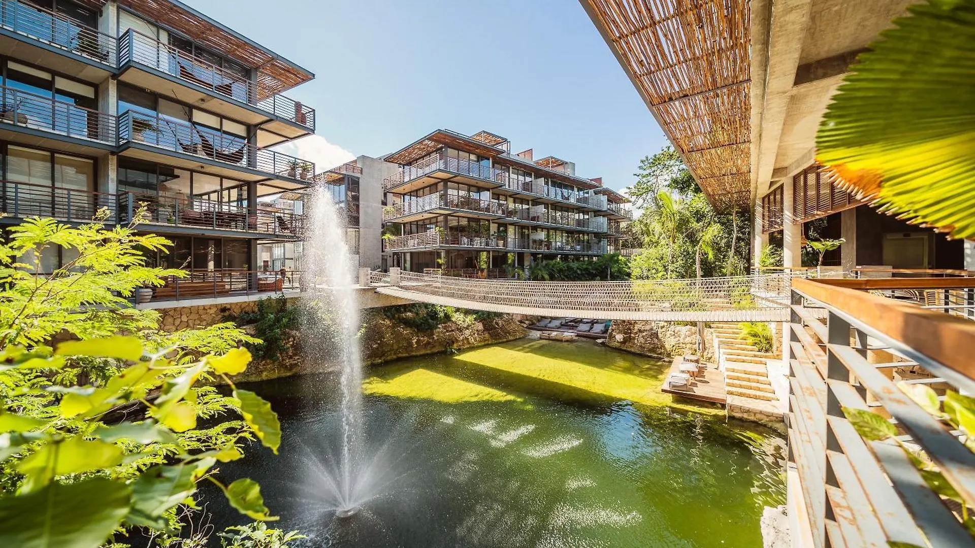Divine 1Br Swim Up With Cenote And Gym Apartment Tulum